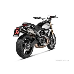 Silencieux AKRAPOVIC Slip-On Ducati SCRAMBLER 1100 2018-...