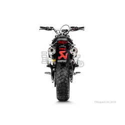 Silencieux AKRAPOVIC Slip-On Ducati SCRAMBLER 1100 2018-...