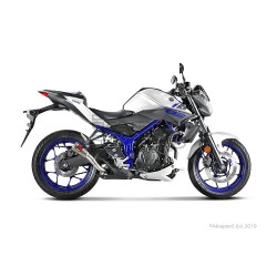 Silencieux AKRAPOVIC Slip-On GP Style Yamaha MT 03 2016-... Et R 3 2015-...