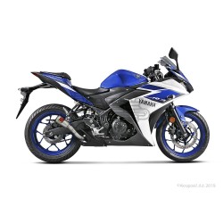 Silencieux AKRAPOVIC Slip-On GP Style Yamaha MT 03 2016-... Et R 3 2015-...