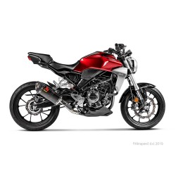 Silencieux AKRAPOVIC Slip-On Honda CB 300 R 2018-... Coupelle Carbone