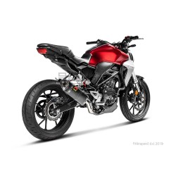 Silencieux AKRAPOVIC Slip-On Honda CB 300 R 2018-... Coupelle Carbone