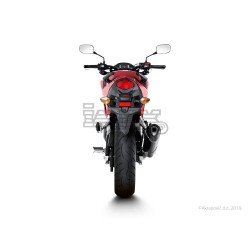 Silencieux AKRAPOVIC Slip-On Honda CB 500 F / CBR 500 R / CB 500 X 2013-2015 Coupelle Carbone