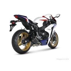 Silencieux AKRAPOVIC Slip-On Honda CBR 1000 RR 2008-2013 Coupelle Carbone