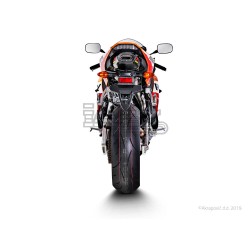 Silencieux AKRAPOVIC Slip-On Honda CBR 600 RR 2013-2017 Coupelle Carbone