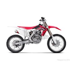 Silencieux AKRAPOVIC Slip-On Honda CRF 250 R / RX 2016-2017