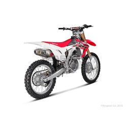 Silencieux AKRAPOVIC Slip-On Honda CRF 250 R / RX 2016-2017