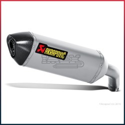 Silencieux AKRAPOVIC Slip-On Honda CROSSRUNNER 800 2011-2014 Coupelle Carbone