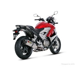 Silencieux AKRAPOVIC Slip-On Honda CROSSRUNNER 800 2011-2014 Coupelle Carbone