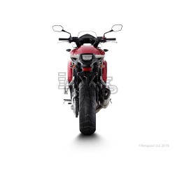 Silencieux AKRAPOVIC Slip-On Honda CROSSRUNNER 800 2011-2014 Coupelle Carbone