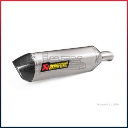 Silencieux AKRAPOVIC Slip-On Honda CROSSRUNNER 800 2017-... Et VFR 800 2017-... Coupelle Carbone