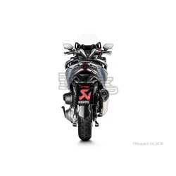 Silencieux AKRAPOVIC Slip-On Honda FORZA 300 2018-... Coupelle Carbone