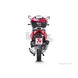 Silencieux AKRAPOVIC Slip-On Honda SH 300 I.E 2015-... Coupelle Carbone