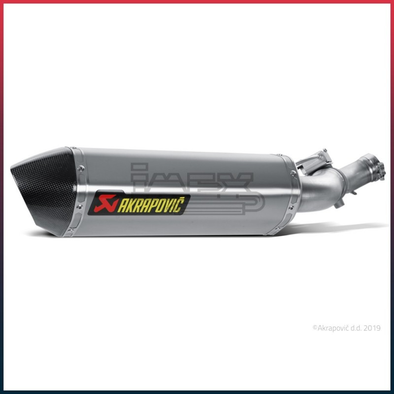 Silencieux AKRAPOVIC Slip-On Honda VFR 1200 2010-2016 Coupelle Carbone