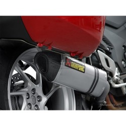 Silencieux AKRAPOVIC Slip-On Honda VFR 1200 2010-2016 Coupelle Carbone