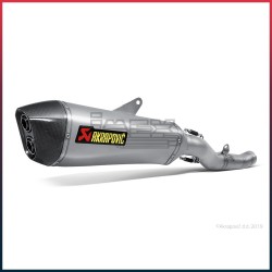 Silencieux AKRAPOVIC Slip-On Kawasaki GTR 1400 2007-... Coupelle Carbone