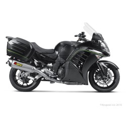 Silencieux AKRAPOVIC Slip-On Kawasaki GTR 1400 2007-... Coupelle Carbone