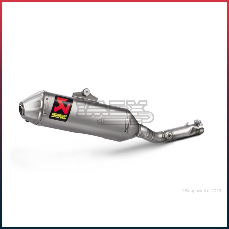 Silencieux AKRAPOVIC Slip-On Kawasaki KXF 250 2017-2019