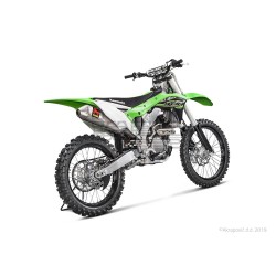 Silencieux AKRAPOVIC Slip-On Kawasaki KXF 250 2017-2019