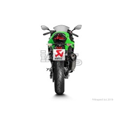 Silencieux AKRAPOVIC Slip-On Kawasaki NINJA 400 2018-... Et Z 400 2019-... Coupelle Carbone