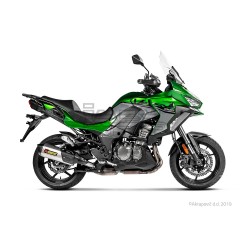 Silencieux AKRAPOVIC Slip-On Kawasaki VERSYS 1000 2019-... Coupelle Carbone