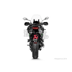 Silencieux AKRAPOVIC Slip-On Kawasaki VERSYS 1000 2019-... Coupelle Carbone