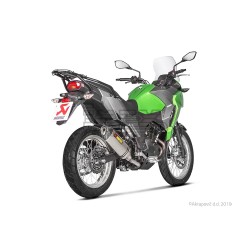 Silencieux AKRAPOVIC Slip-On Kawasaki VERSYS-X 300 2017-... Coupelle Carbone