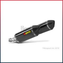 Silencieux AKRAPOVIC Slip-On Kawasaki Z 1000 2017-... Coupelle Carbone