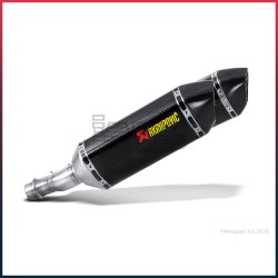 Silencieux AKRAPOVIC Slip-On Kawasaki Z 1000 SX 2014-2016 Coupelle Carbone