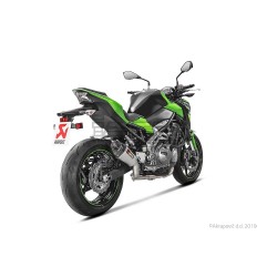 Silencieux AKRAPOVIC Slip-On Kawasaki Z 900 2017-2019 Coupelle Carbone