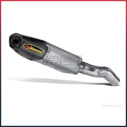 Silencieux AKRAPOVIC Slip-On Kawasaki ZX6R 2007-2008 Coupelle Carbone