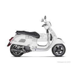 Silencieux AKRAPOVIC Slip-On Piaggio VESPA GTS SUPER IE 2017-... Coupelle Carbone