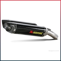 Silencieux AKRAPOVIC Slip-On Racing Ducati 848 IE / EVO