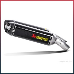 Silencieux AKRAPOVIC Slip-On Racing Ducati 848 IE / EVO