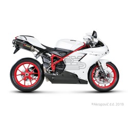 Silencieux AKRAPOVIC Slip-On Racing Ducati 848 IE / EVO