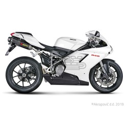 Silencieux AKRAPOVIC Slip-On Racing Ducati 848 IE / EVO