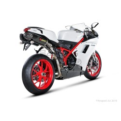 Silencieux AKRAPOVIC Slip-On Racing Ducati 848 IE / EVO