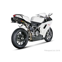 Silencieux AKRAPOVIC Slip-On Racing Ducati 848 IE / EVO