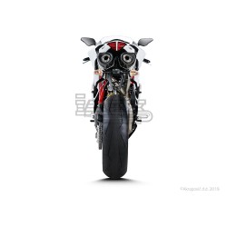 Silencieux AKRAPOVIC Slip-On Racing Ducati 848 IE / EVO