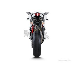 Silencieux AKRAPOVIC Slip-On Racing Ducati 848 IE / EVO