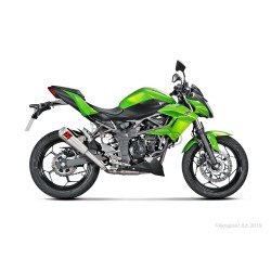 Silencieux AKRAPOVIC Slip-On Racing Kawasaki NINJA 125 2019-... Et Z 125 2019-...