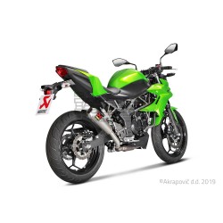 Silencieux AKRAPOVIC Slip-On Racing Kawasaki NINJA 125 2019-... Et Z 125 2019-...