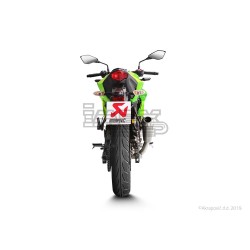 Silencieux AKRAPOVIC Slip-On Racing Kawasaki NINJA 125 2019-... Et Z 125 2019-...