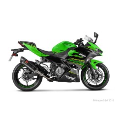 Silencieux AKRAPOVIC Slip-On Racing Kawasaki NINJA 400 2018-... Et Z 400 2019-... Coupelle Carbone