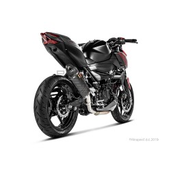 Silencieux AKRAPOVIC Slip-On Racing Kawasaki NINJA 400 2018-... Et Z 400 2019-... Coupelle Carbone
