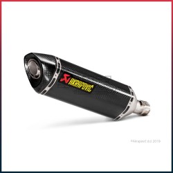 Silencieux AKRAPOVIC Slip-On Suzuki GSX R 1000 2017-... Coupelle Carbone