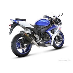 Silencieux AKRAPOVIC Slip-On Suzuki GSX R 600 / 750 2006-2007 Coupelle Carbone