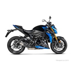 Silencieux AKRAPOVIC Slip-On Suzuki GSX-S 1000 / GSX-S 1000 F 2015-... Et GSX-S 1000 KATANA 2019-... Coupelle Carbone