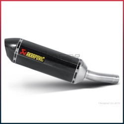 Silencieux AKRAPOVIC Slip-On Yamaha FZ8 / FAZER 2010-2016 Coupelle Carbone