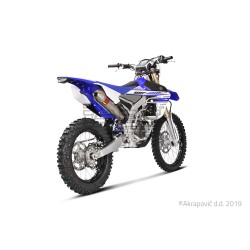 Silencieux AKRAPOVIC Slip-On Yamaha WR 450 F 2016-2018 ET YZ 450 F 2014-2017